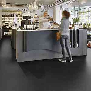 Линолеум Marmoleum Decibel on Order 332335 black фото 2 | FLOORDEALER